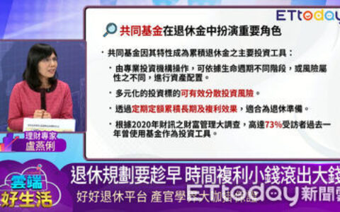 影／選股好難？達人推薦存股不如存台股基金