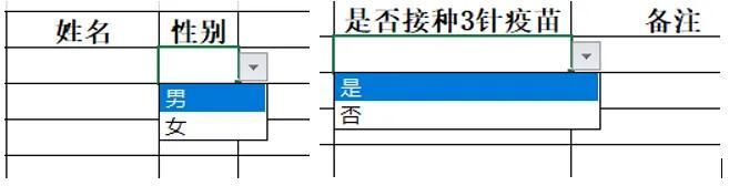 excel性別怎麼設置只有男女（excel性別怎麼設置）